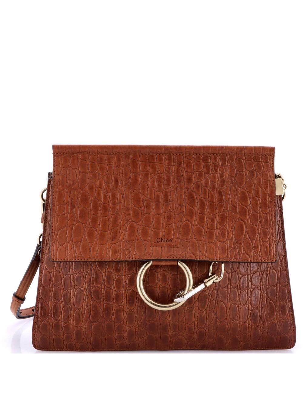Chloe Faye Shoulder Bag Crocodile #194610C98B